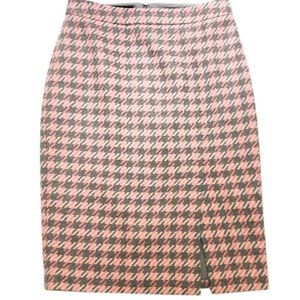 Talbots Houndstooth pencil skirt